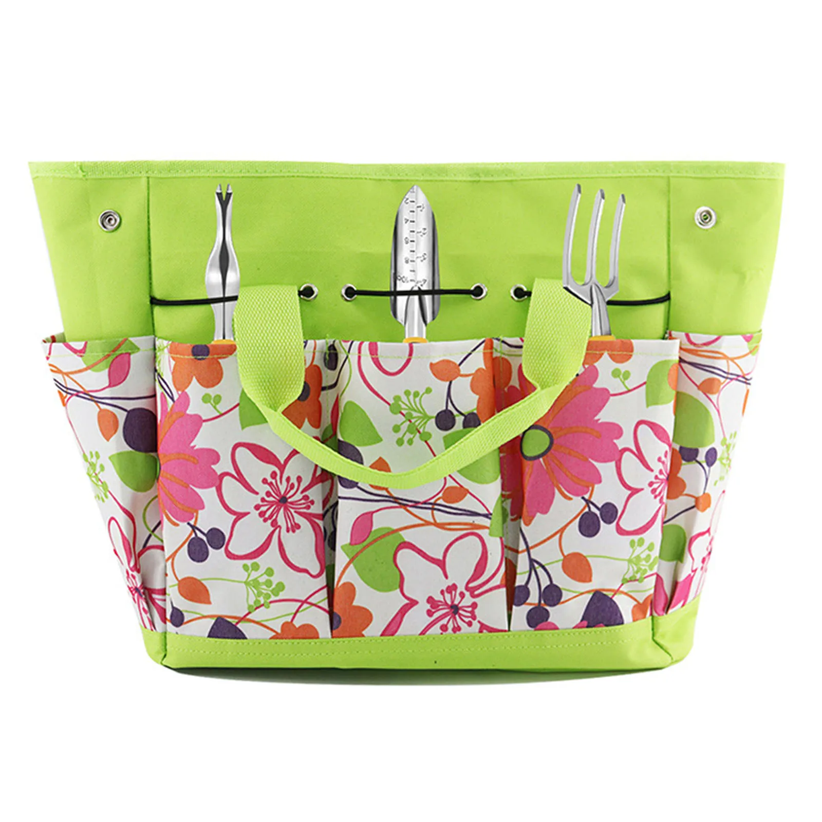 

Multi-pocket Garden Tools Storage Bag Multifunctional Large Capacity Tote Bag Waterproof for Outdoor Courtyard TWEL889