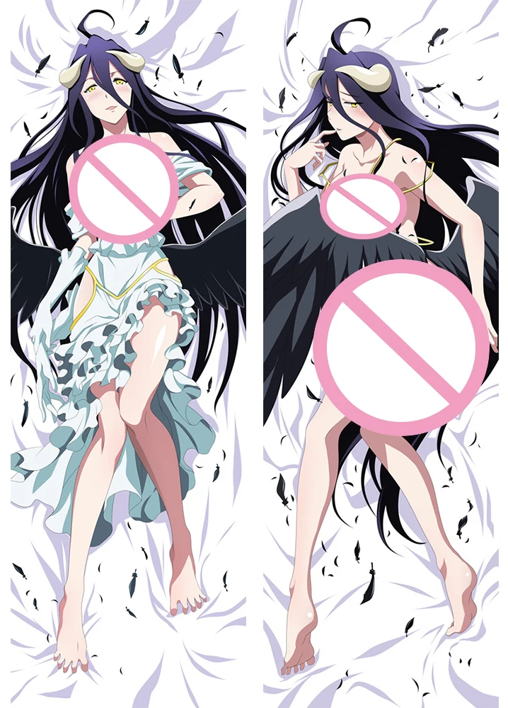 

Чехол Overlord с изображением аниме, постельные принадлежности, обнимающая подушка, чехол в японском стиле, дакимакура, Женская наволочка, двус...