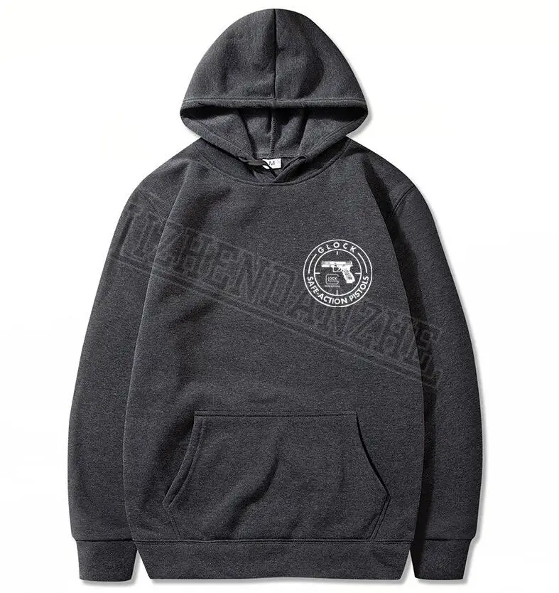 Толстовка GLOCK Мужская/Женская Повседневная модный брендовый свитшот кофта весна