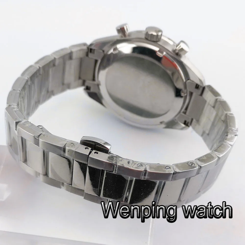 Часы мужские кварцевые с синим циферблатом 40 мм полированный корпус | Наручные