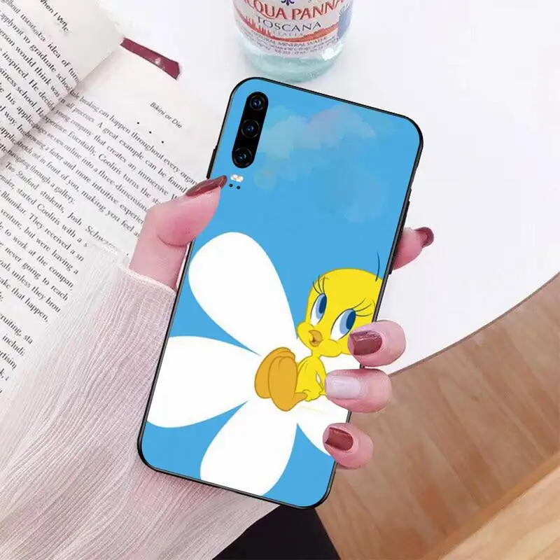 Черный чехол для телефона PENGHUWAN из ТПУ твида Huawei P30 P20 Mate 20 Pro Lite Smart Y9 prime 2019|Бамперы|