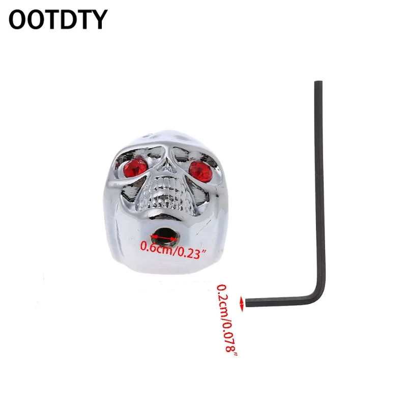 OOTDTY 3 цвета головка черепа регулятор громкости для стандартного тяжелого