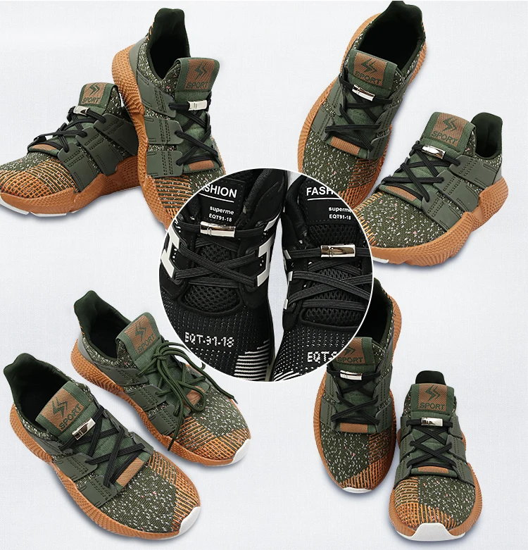 1 pairs Colorful easy lace No Tie Shoelace Elastic Shoe Lace For adult child Magnetic Locking ShoeLaces shoelaces flat