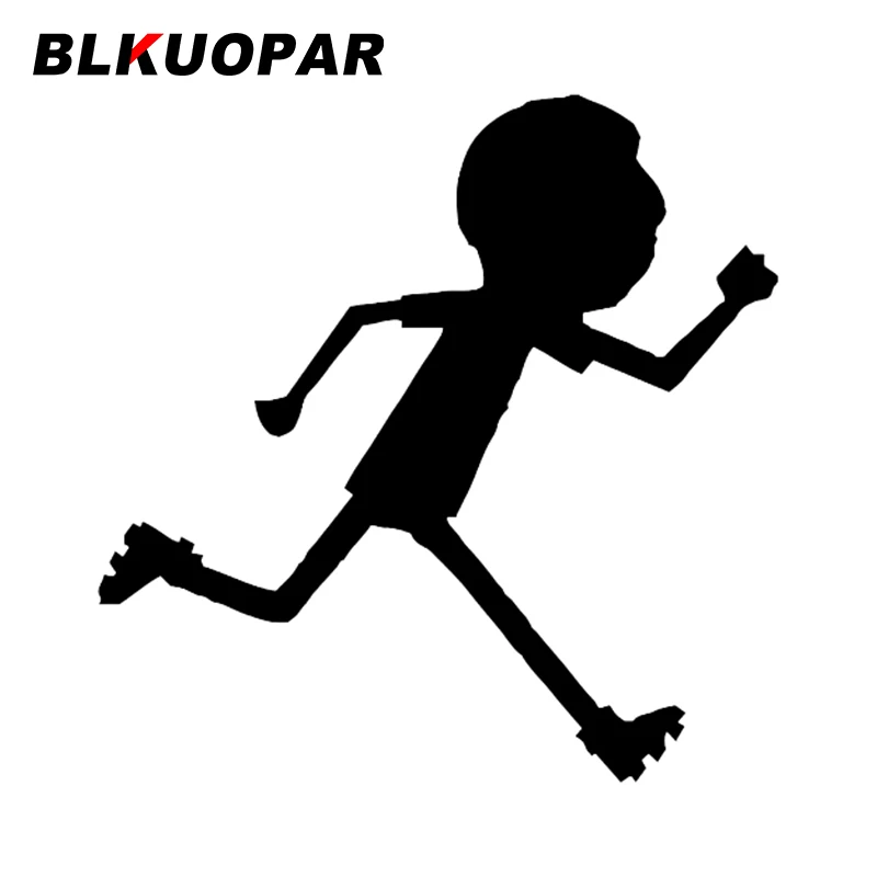 

BLKUOPAR для мультяшной дорожки, наклейки, индивидуальные JDM assперсонал, багажник, водонепроницаемый холодильник, индивидуальная печать