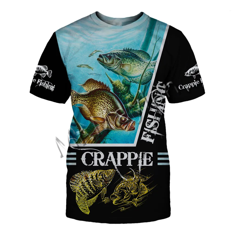 

С модным животным Краппи рыбалки арт Камо мужские/женские туфли для отдыха; Футболка с о-образным вырезом 3D принт UnisexStreetwear/футболки/топы с б...