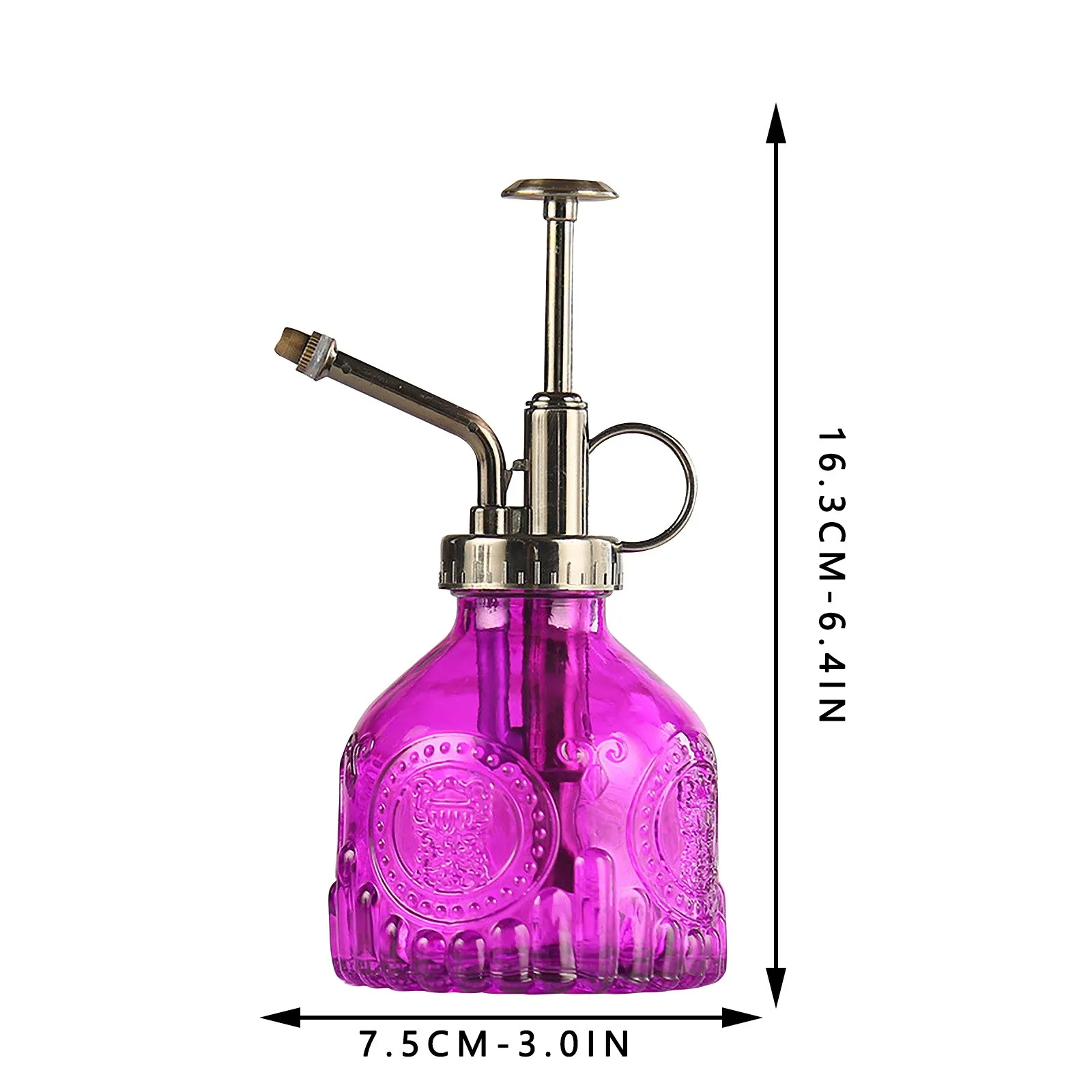 1pc Plant Flower Glass Garden Watering Pot Mister 300ml Water Cans Sprayer Bottle Spray Irrigation Supplies Hairdressing Tool |