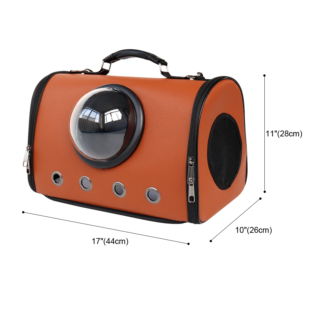 

Breathable Cat Carrier Pet Backpack Capsule Bag Portable Window Astronaut Cat Dog Puppy Carrier Outdoor Travel Space Bag Plastic