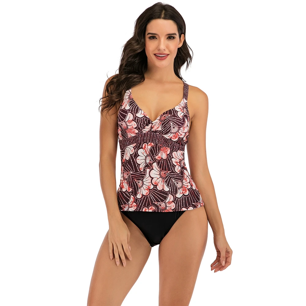 MUOLUX 2020 новый купальник из двух частей комплект с платьем винтажный принт размера