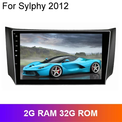Sylphy 2012 2G 32G SINOSMART 4/8 ядро Процессор, 2G Оперативная память 9 дюймов Android 8,1 автомобиля gps навигации аудио для Nissan Sylphy 2012 /Teana/Altima 2013 - Цвет: Sylphy 2012 2G 32G