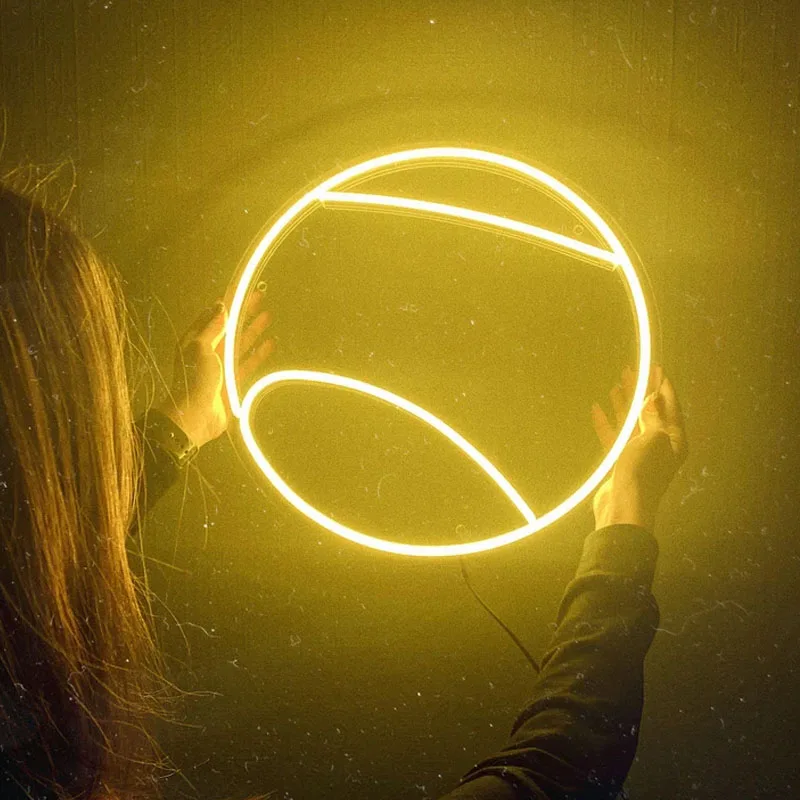 

Tennis ball neon sign Tennis ball led sign Ball neon sign Sports neon sign Neon sign bedroom Led Neon light sign for wall