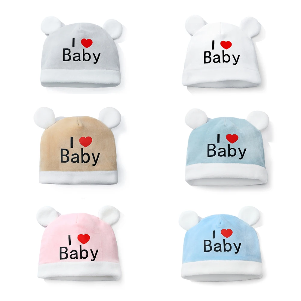 

Детская плюшевая Шапка-бини, на возраст 0-18 месяцев