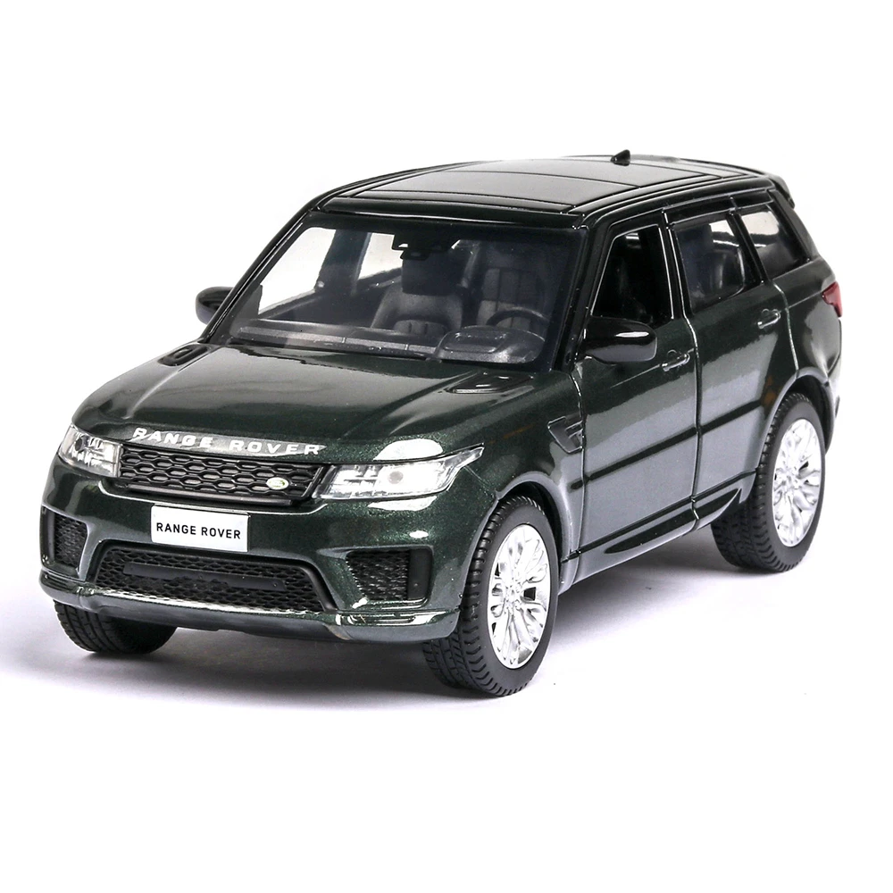 Green NO BOX 1:36 автомобилей горячего колеса автомобиля Land Rover Range Rover машина литья под давлением игрушечная модель металлический корпус - Цвет: Green NO BOX