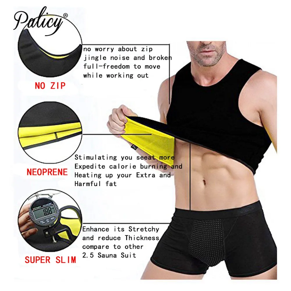 Тонкий формирователь тела для мужчин спортивная рубашка жиросжигатель