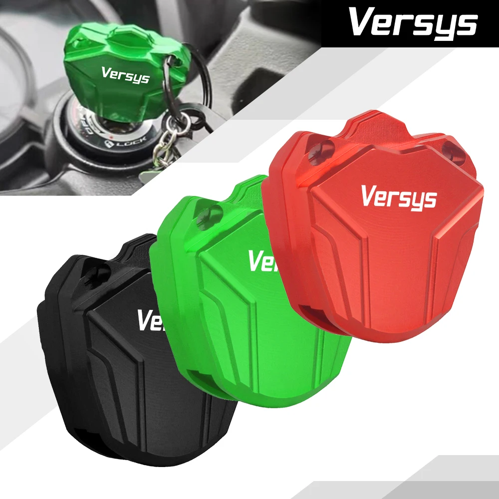 

Motorcycle CNC Key Case Key Cover Shell For Kawasaki VERSYS1000 VERSYS650cc VERSYS 1000 cc VERSYS 650 cc Keys (Key Without chip)