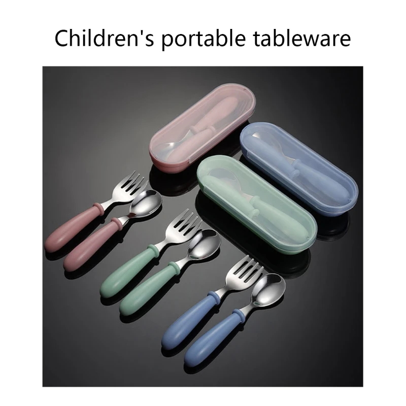 6 шт. набор столовых приборов из нержавеющей стали с чехлом | Мать и ребенок