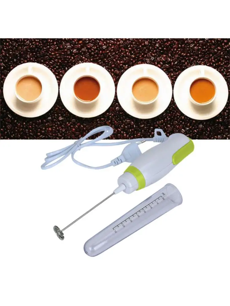 Electric Handheld Blender Espresso Machine Mixer Coffee Maker Frappe Milk Frother Drink Agitator for Household Kitchen
