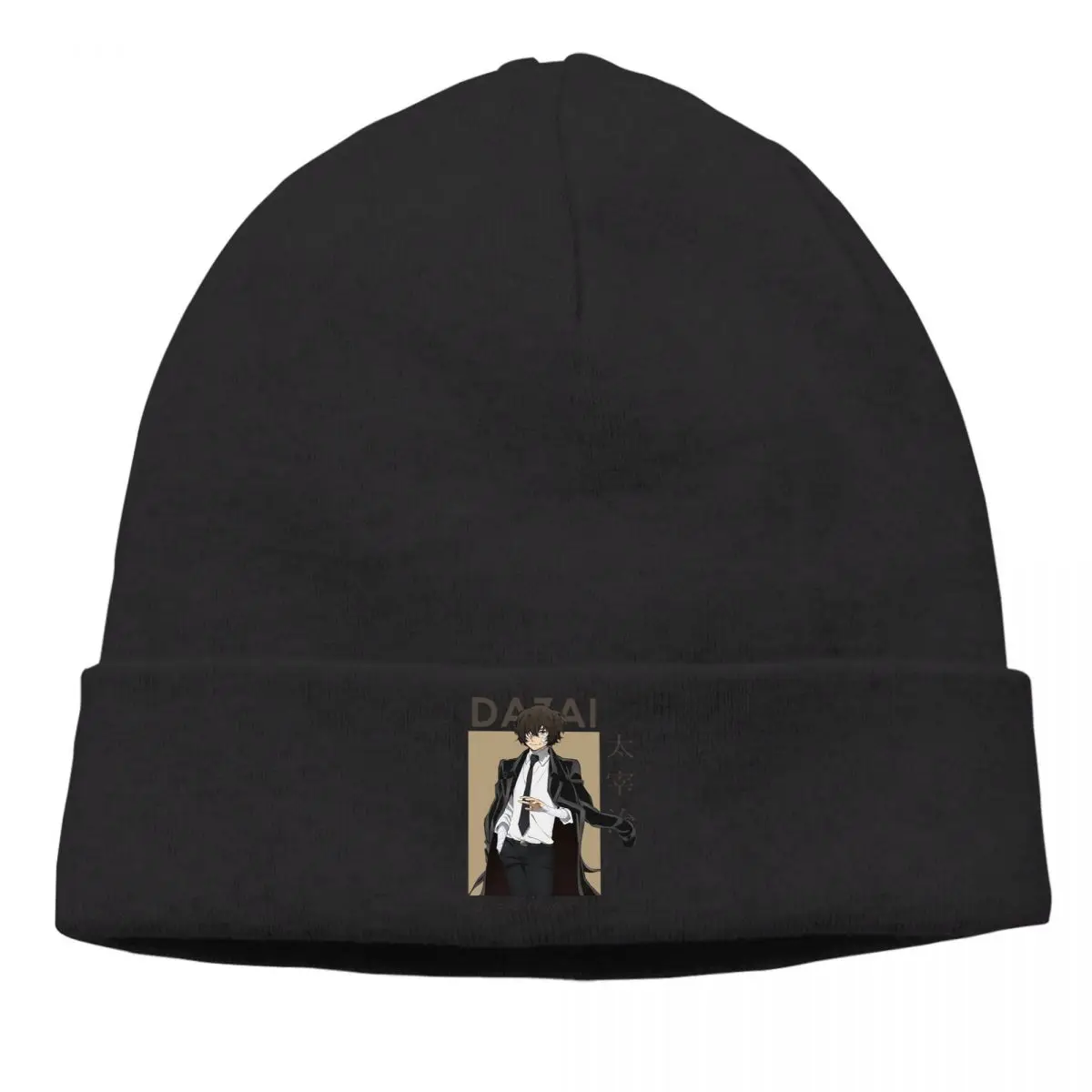 

Bungou Stray Dogs Inference Comics Skullies Beanies Caps Young Osamu Dazai Knitted Winter Warm Bonnet Hats Street Ski Cap