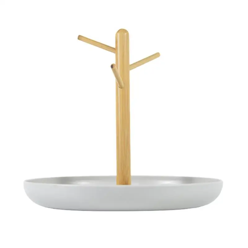 Поднос для хранения ключей в скандинавском стиле простой лоток с веточками