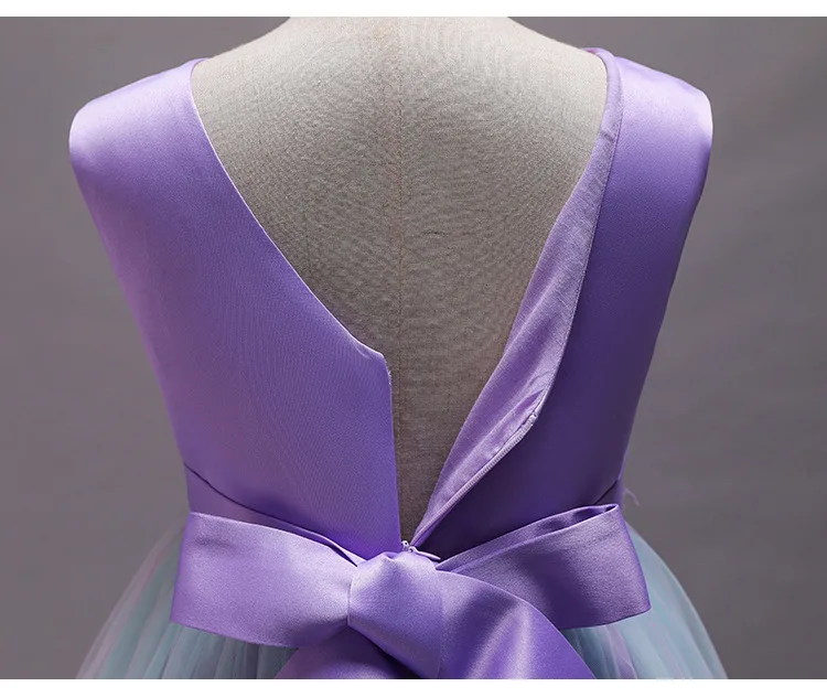 Кружевное платье для девочек Зимние Детские Платья с цветочным принтом