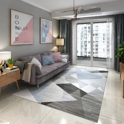 구매 200cm * 300cm 큰 양탄자 페르시아어 작풍 간단한 현대 목가적 인 직사각형 가득 차있는 조각 지상 매트 거실 양탄자 깔개