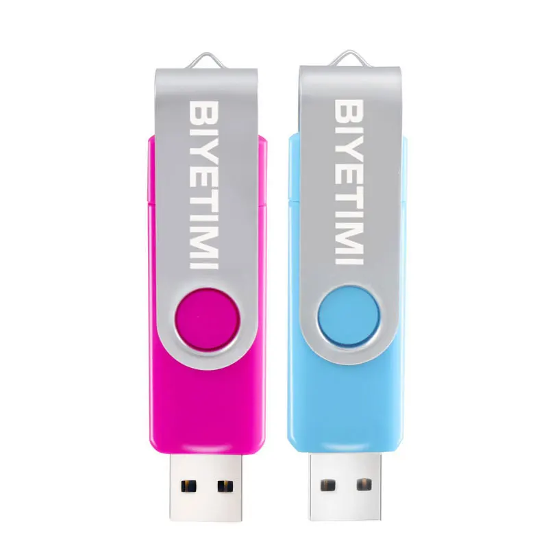 USB флеш накопитель BIYETIMI 128 ГБ на 4 двухсторонний для Android мобильный телефон