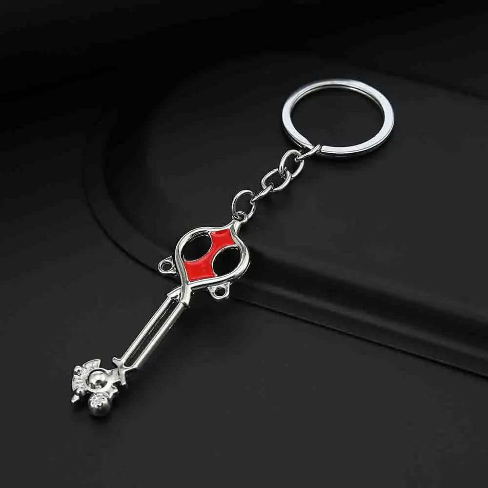 Game Kingdom Hearts Sora Key Keychain Keyblade Weapon Model Pendant Keyring Men Car Women Bag Accessories Jewelry Gift |