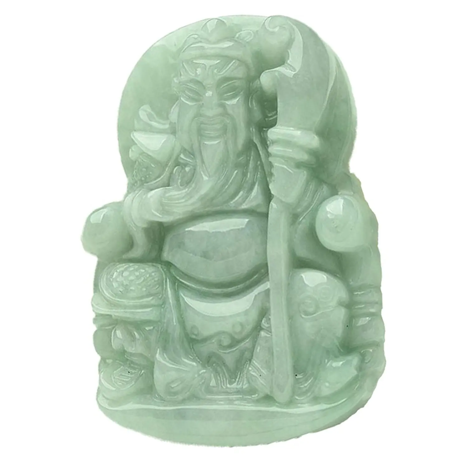 LETSFUN Изящные Ювелирные изделия C1lint Jadeite Сертифицированный класс A нефрит Гуан