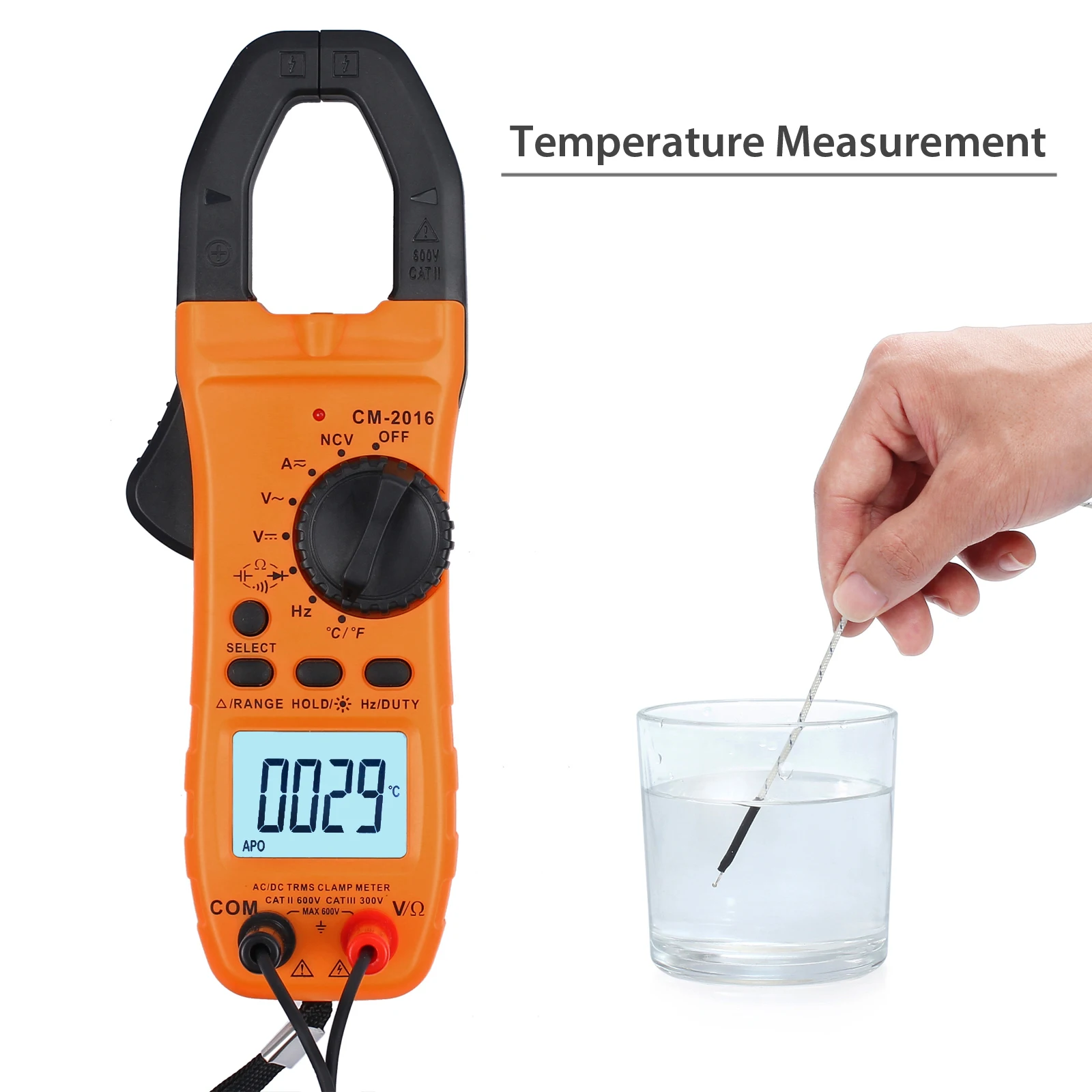 Цифровой измеритель зажимов TANiCE TRMS 6000 отсчетов напряжение постоянного и