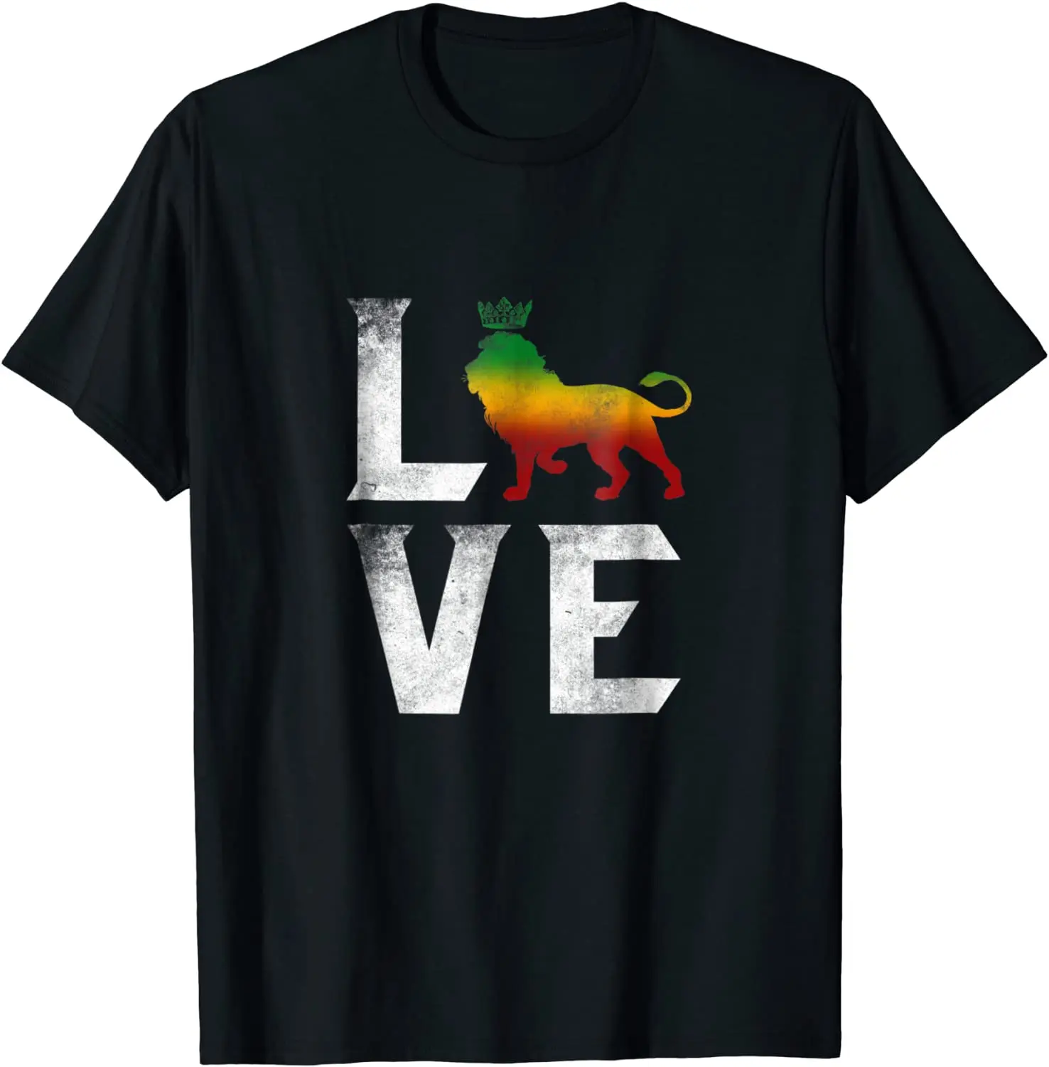 

Love Lion Grassland Beast Summer Cotton O-neck Short Sleeve T-shirt