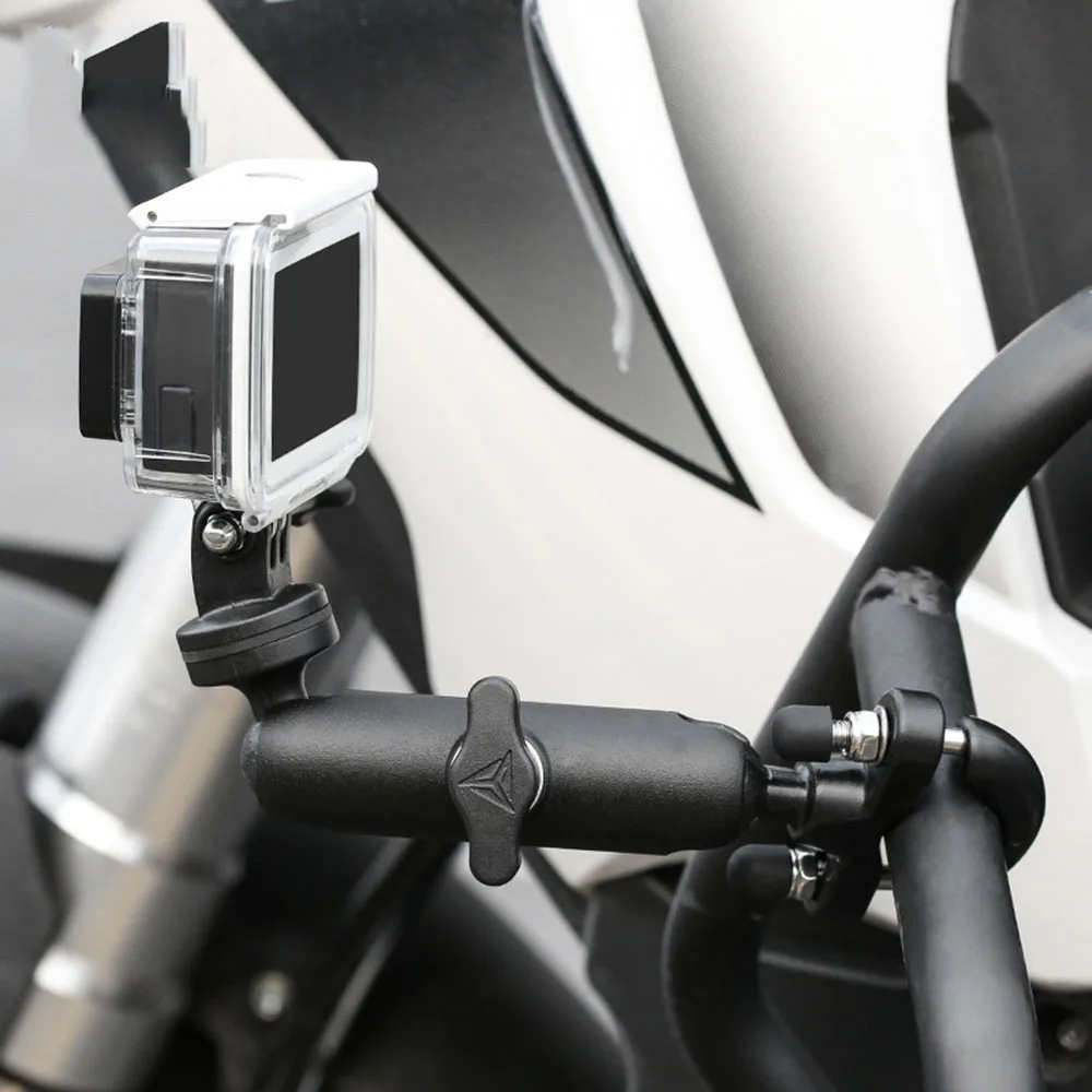 ACCNIC мотоцикл велосипедный руль камера крепление рельса для Gopro Hero SJCAM Yi контур Микро карта держатель камеры для Canon Nikon