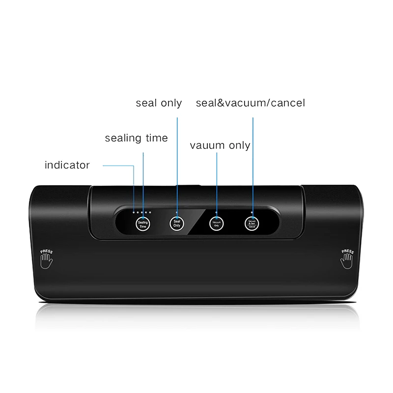 

110W Vacuum Sealing Machine with 15 Pcs Bags Home Best Vacuum Sealer Fresh Packaging Machine Food Saver Vacuum Packer US Plug