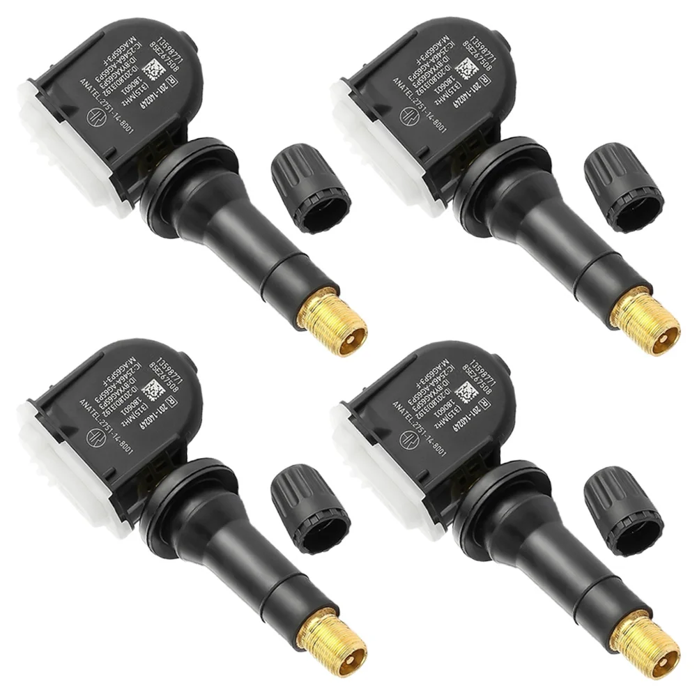 4 шт. датчик давления в автомобильных шинах TPMS датчик контроля давления в шинах 13598771 13598772 315 МГц для Pontiac Saturn Cadillac