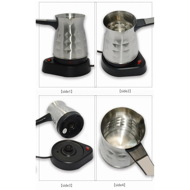 

Electric Turkish Espresso Percolator Coffee Maker Pots EU Plug Kettle Home Office Tea Milk Coffee Making Machine Heating Cooking