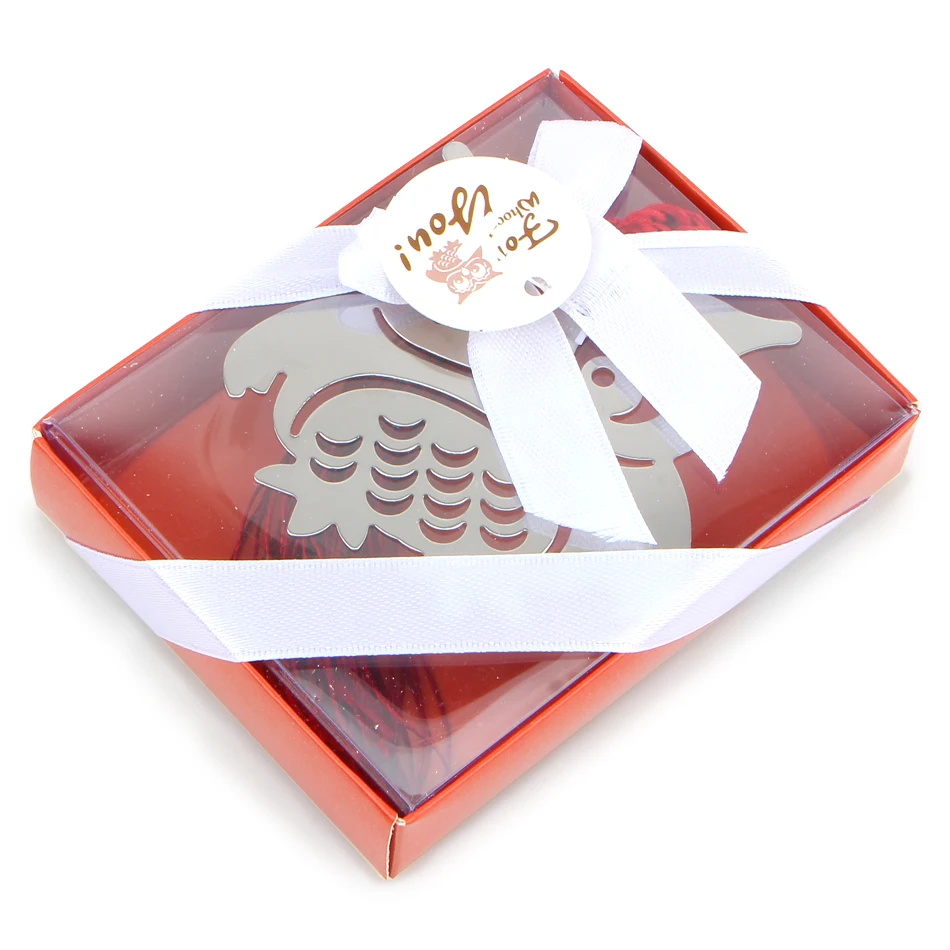 Горячая Распродажа Новая Papeleria книга с совой маркер птицы металлическая Закладка