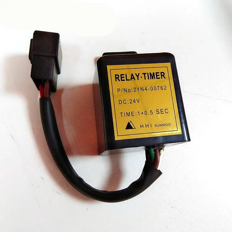 

24V R210-7 R220-7 экскаватор электрический Запчасти реле Таймер 21N4-00762
