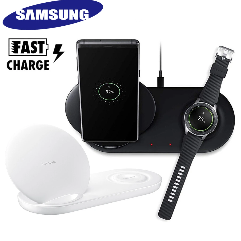 

Samsung EP-N6100 2In1 15W Fast Wireless Charger stand for Galaxy S10 s20 S20 S21 Plus Note 20/10/9/8 for Samsung Watch S2 S3 S4