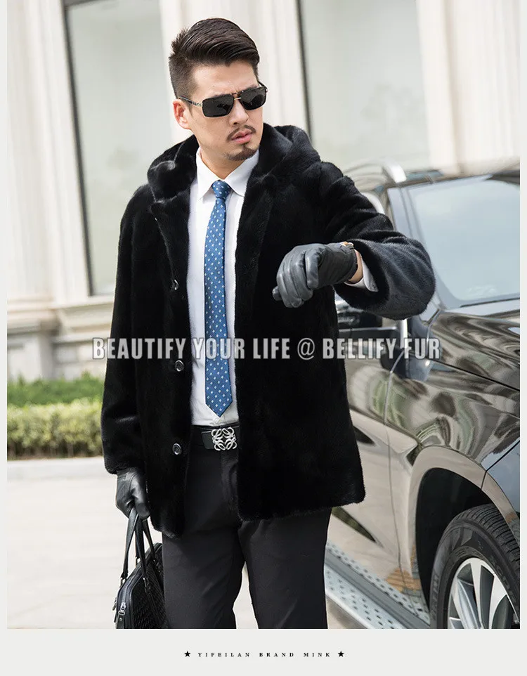 Роскошные мужские тренчи в деловом стиле оптовая продажа из натурального меха