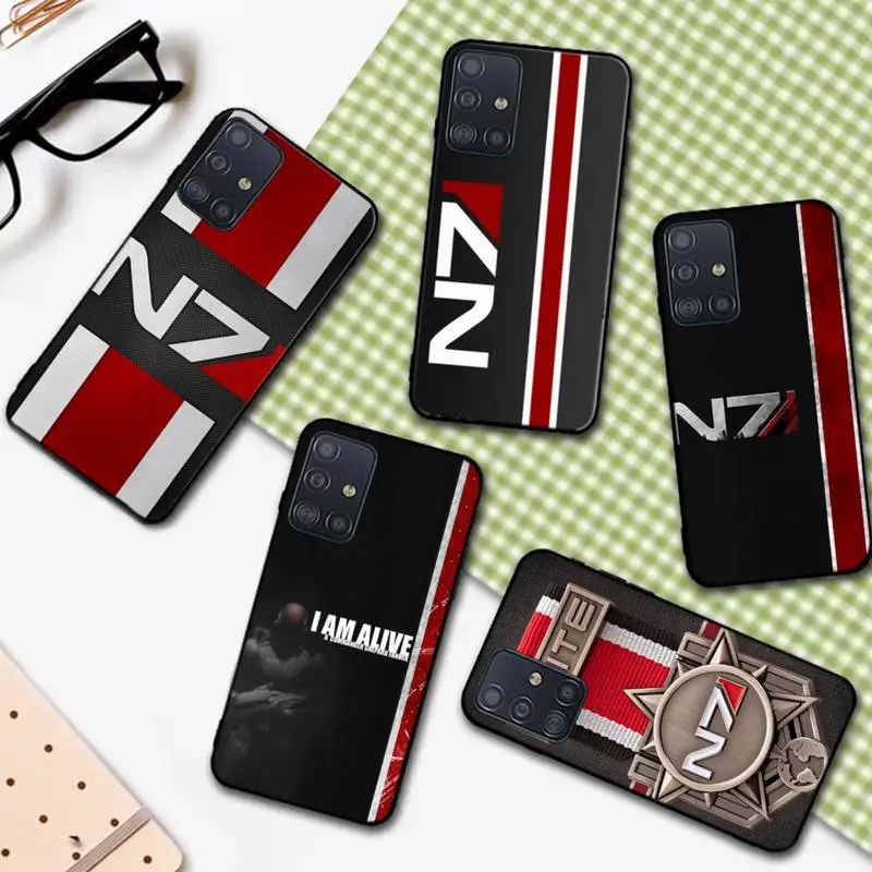 

N7 Mass Effect Phone Case For Samsung S9 10 20Plus Note 7 8 9 10 10plus Pro J8 M30 31 A32