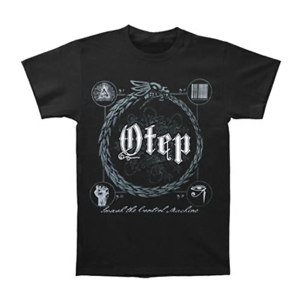 Otep Мужская футболка Ouroboros черная с коротким рукавом модная летняя футболка| |