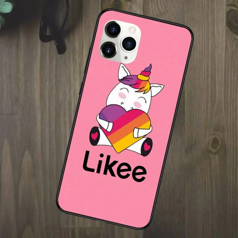 

Likee Funny cat bear love heart Phone Case for iPhone 11 12 mini pro XS MAX 8 7 Plus X XS XR