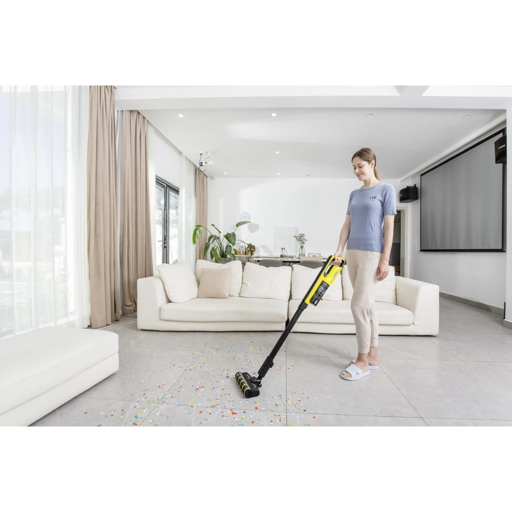Пылесос Karcher VC 4s Cordless Plus 1.198-282 для сухой уборки мощное домашнее бытовое оборудование больших очистителей.