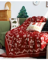 tapestry christmas decoration 130x170cm home office sleep blanket new year red sofa decoration knitting tapestry %d0%b3%d0%be%d0%b1%d0%b5%d0%bb%d0%b5%d0%bd