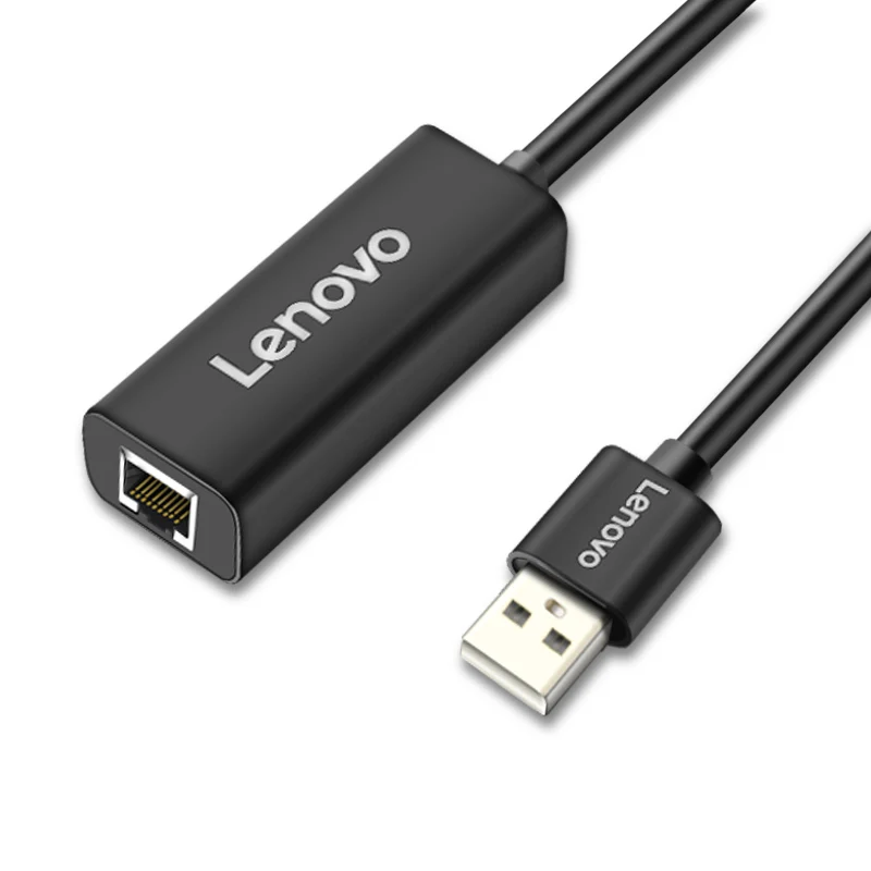 Lenovo USB к RJ45 100M Ethernet Проводная сетевая карта для настольного компьютера ноутбука