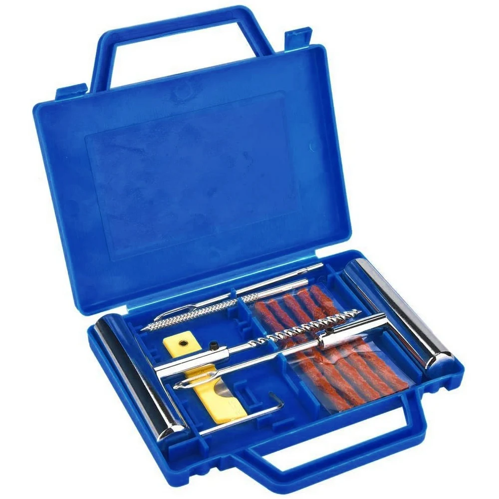 

11Pcs Tire Repair Car Van Motorcycle Bike Tire Repair Tools Emergency Heavy Duty Tubeless Tire Puncture Repair Kit Plug