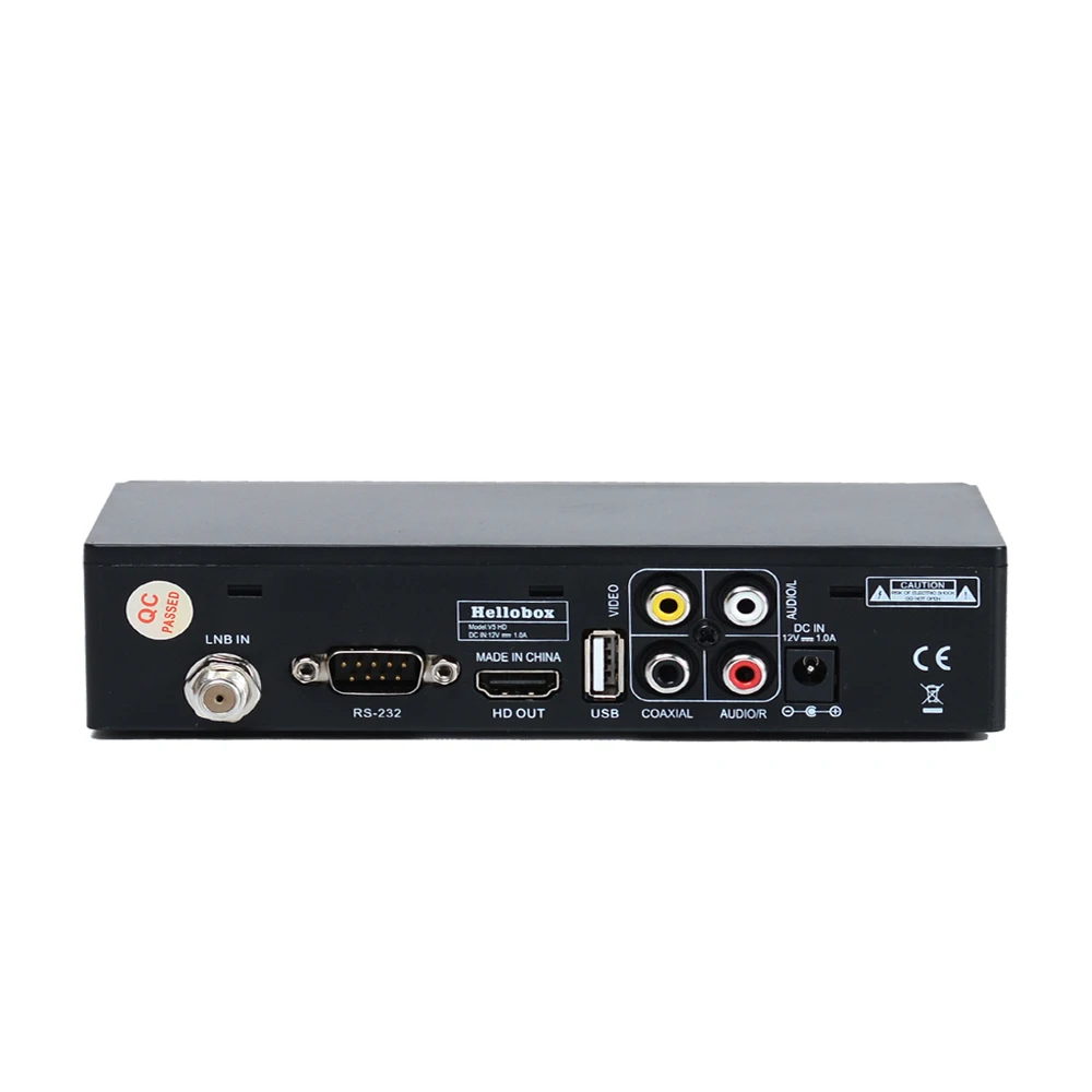 10 шт. новый спутниковый приемник Hellobox 6 Поддержка H.265 HEVC T2MI USB WiFi Cccam Newcamd IPTV