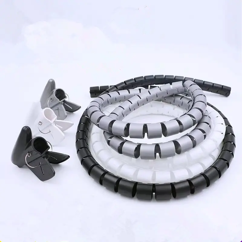 1 метр кабельный провод обертывание Организатор спиральная трубка кабель