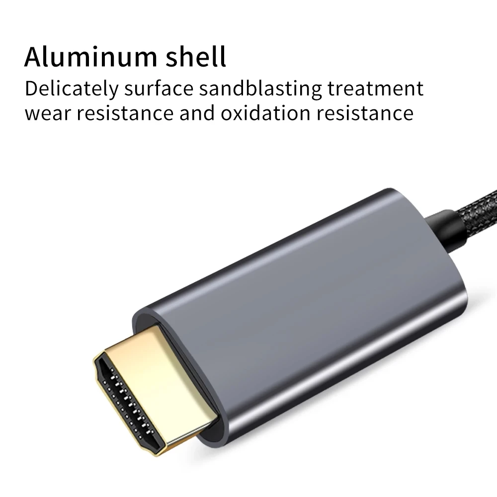 Кабель-переходник с Type C на HD 1 8 м Ultra 3840*2160 4 кГц 60 Гц для Macbook компьютера Android