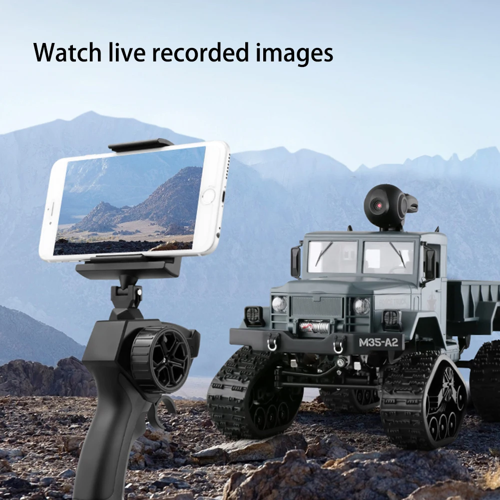 

Climbing Remote Control Military Truck Toy Army Vehicles 4WD Off-Road RC Crawler Car 2.4G