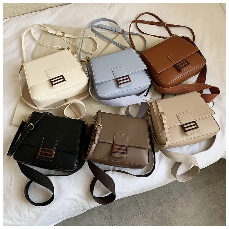 

handbag spring new trend line wild broadband shoulder bag simple fashion messenger small square bag