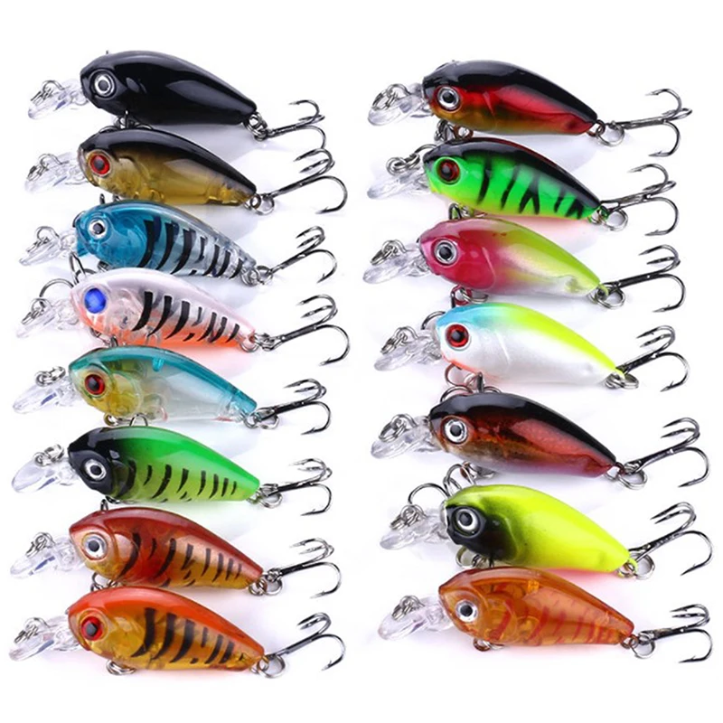 

1PC Minnow Fishing Lure 3.8g Crankbait Hard Bait Artificial Wobbler Bass Fly Fishing Accessories